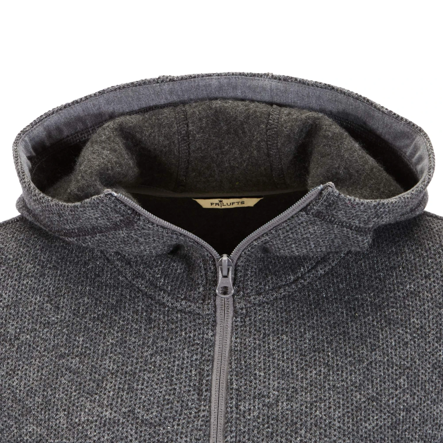 FRILUFTS TYA HOODED JACKET Damen - Fleecejacke Grau – Bild 5