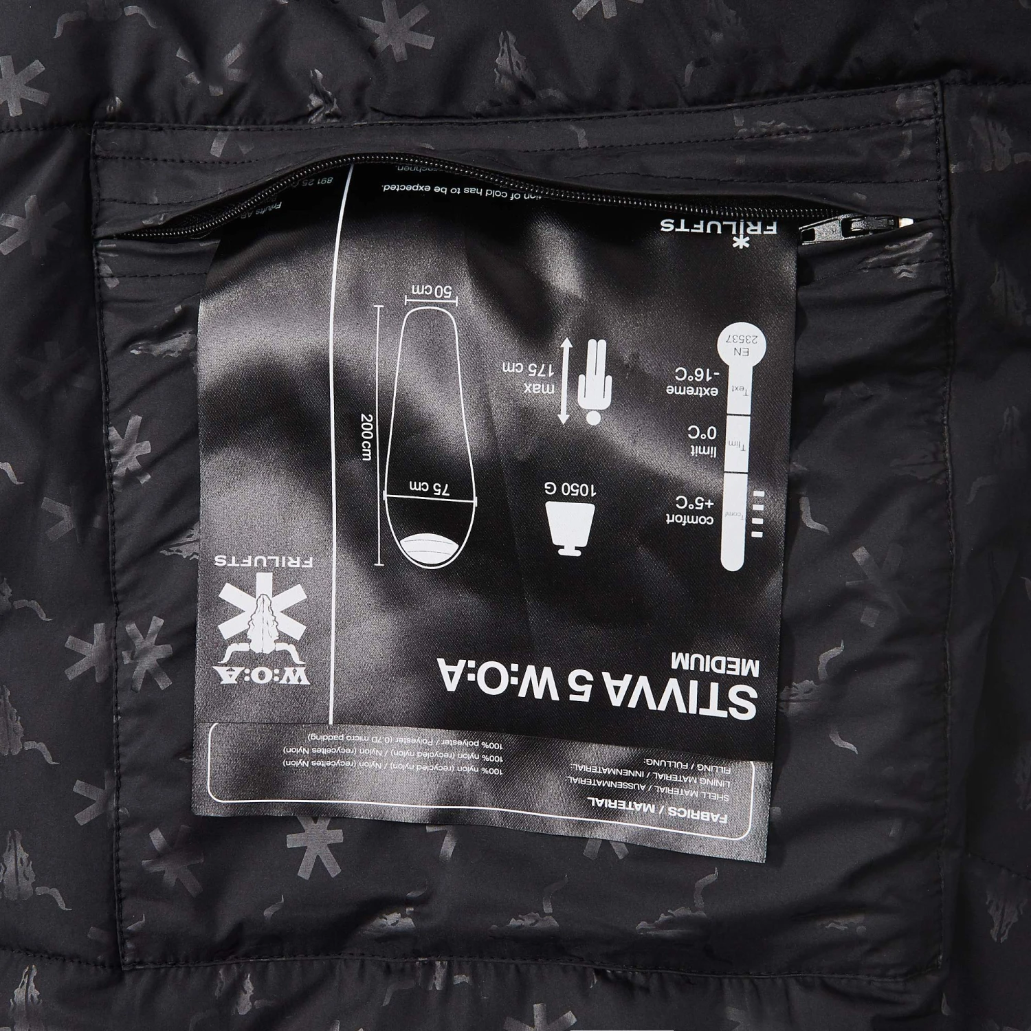 FRILUFTS STIVVA 5 W:O:A - Kunstfaserschlafsack – Bild 9