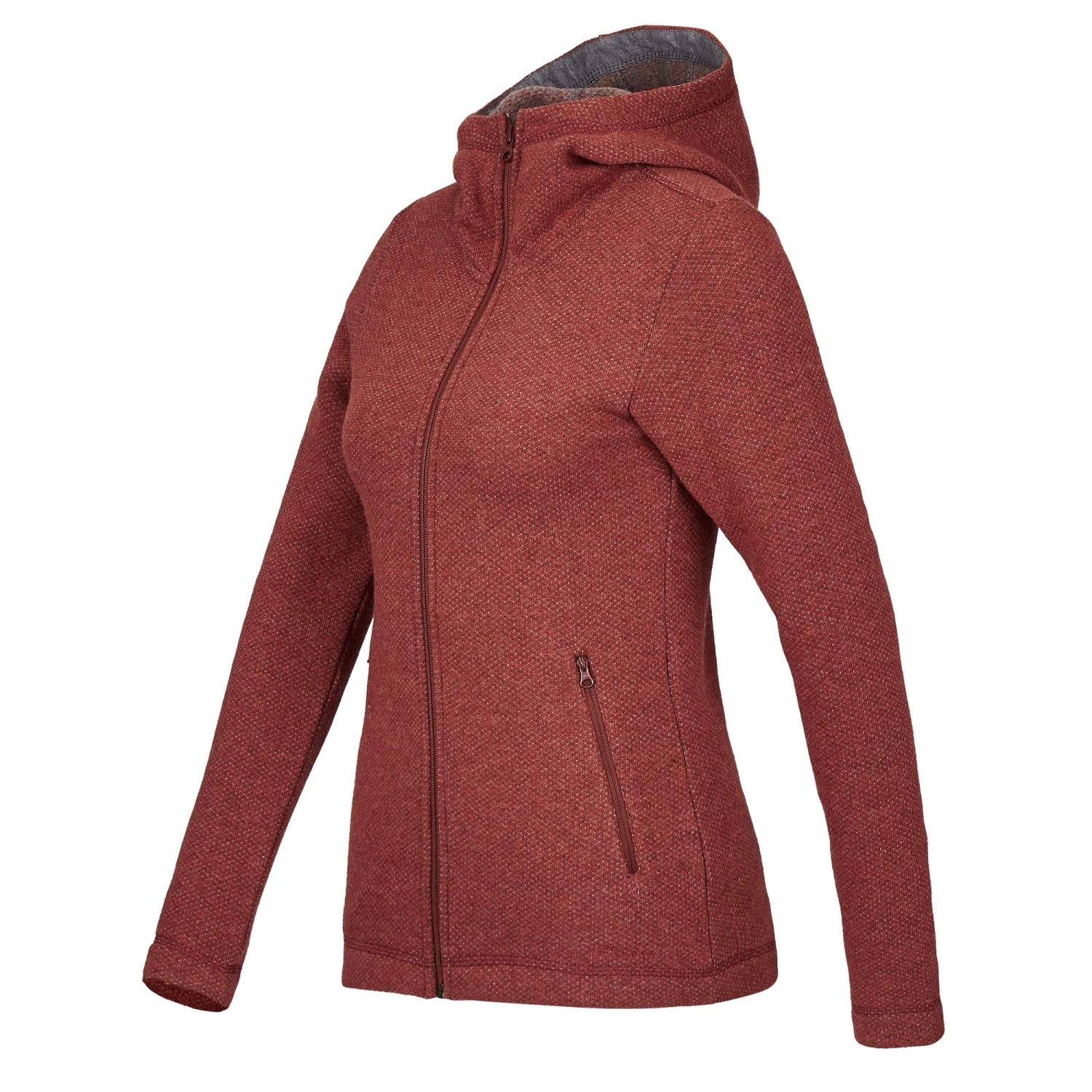 FRILUFTS TYA HOODED JACKET Damen - Fleecejacke Rot – Bild 2